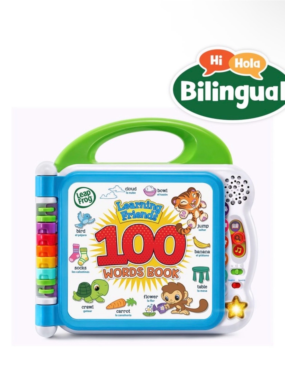 Leap Frog Learning Friends 100 Words Book - Green & Blue